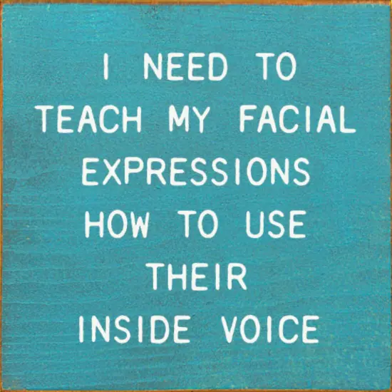 Improve Communication by Teaching Your Facial Expressions to Use Their Inside Voice Purple-White {2}