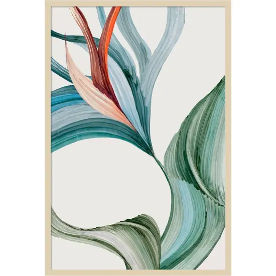 Dancing in Color by Alex Black Wood Framed Wall Art Print {1}