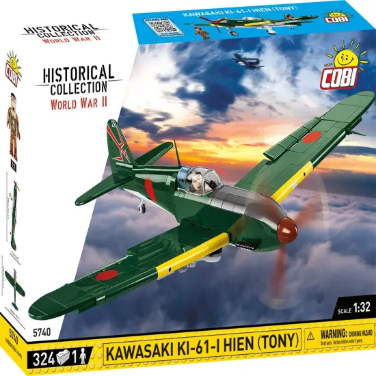 COBI Historical Collection WWII KAWASAKI KI-61-I HYEN (TONY) Plane {1}