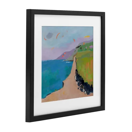 Stupell Industries Kites over Coastal View Framed Print Under Glass, design by Jenny Wantuch {3}
