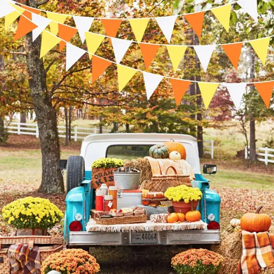 Orange Yellow White Triangle (Orange Yellow White) {2}