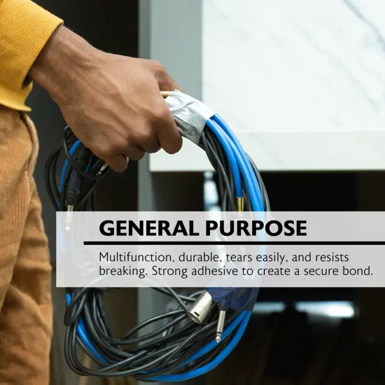 BAZIC 1.88" X 60 Yards Silver Duct Tape {10}