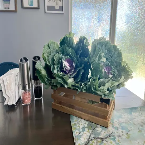 Rustic Small Wooden Crate, Gift Basket, Decorative Tray, Storage Organizer, Farmhouse Style Decor, Wood Storage Crates Container, Decorative Display Trays For Home D&eacute;cor {3}