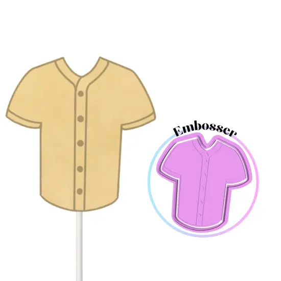 Jersey Cake Pop Mold with Cutter fondant Embosser {4}