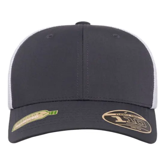 Flexfit&reg; Recycled Mesh Cap White {7}