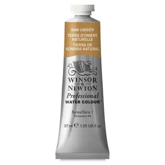 Winsor & Newton Professional Watercolor - Raw Umber, 37 ml Tube {2}
