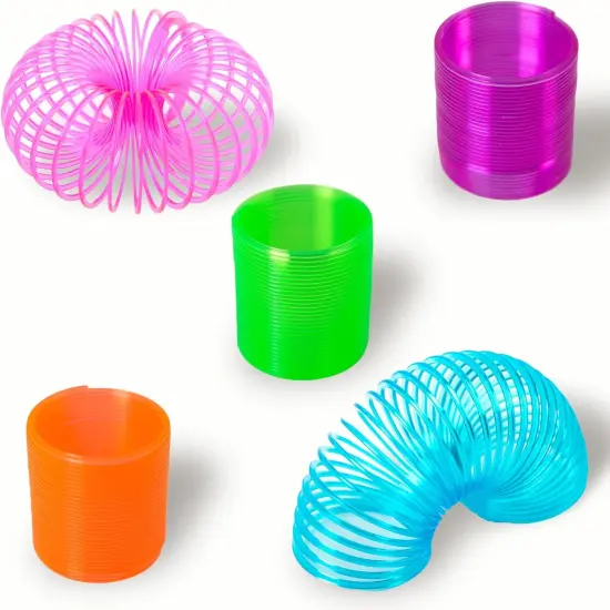 Coil Spring Toy - 25 Pcs - Kids Party Favor - Bulk Coil Springs for Party Favors - Easter Egg Fillers - Goodie Bag Supplies - Pinata Stuffers - Bulk Gifts for Kids - Classroom Prizes {1}
