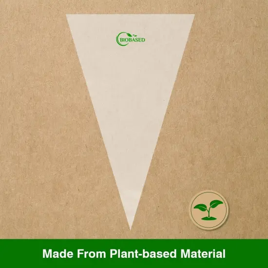 18-Inch Biobased Disposable Piping Bags, Plant Based Cake Decorating Pastry Bag - Pack of 100 {2}