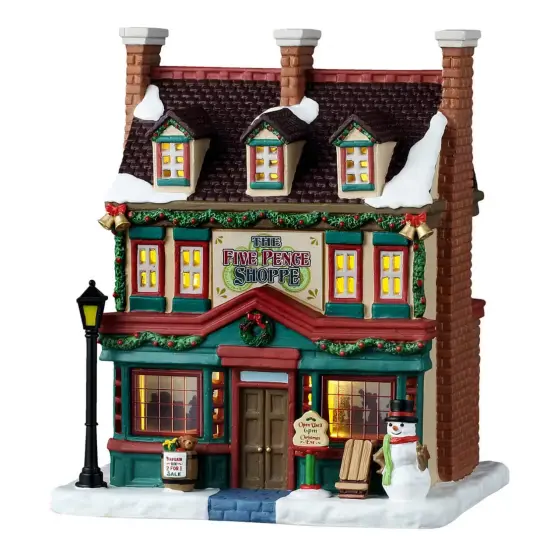 The Five Pence Shoppe - Lemax Caddington Village {1}