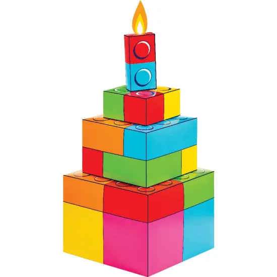 Block Bash 3D Centerpiece {1}