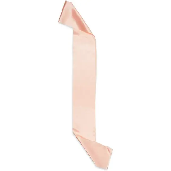 Shell Pink Satin Sashes for Pageants, Bachelorette Party, Prom (4 x 33 in, 24 Pack) {4}
