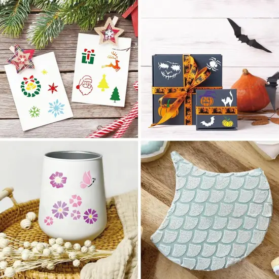 Face Painting Stencils(Art Deco) {2}