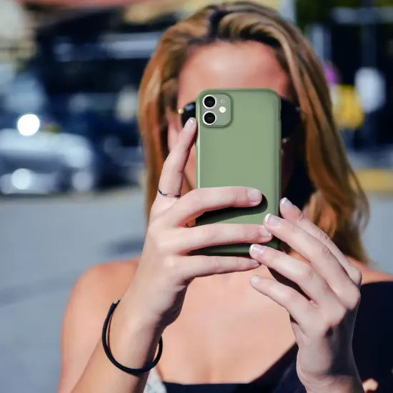 Translucent Matte Case For iPhone 11 (6.1 in), Semi-Transparent Smooth Touch Soft TPU Thin Cover Green, by Insten {5}