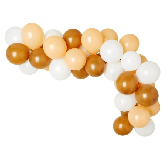 Teddy Bear Baby Shower Decorations, We Can Bearly Wait 48-Piece Garland Arch + 5x3 Photo Booth Backdrop for Party Supplies {4}