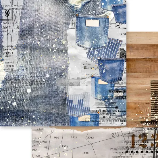 Memory Place Collection Pack 8"X8"-Industrial Chic {3}