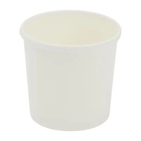 50-Pack 12 oz Disposable Soup Containers with Lids - To Go Paper Bowls for Food, Chili Cups, Ice Cream (White, 3.5x3.6 Inch) {5}