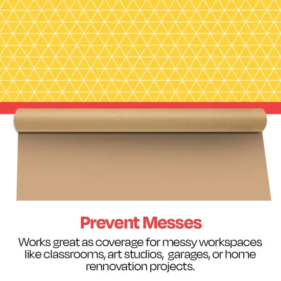 School Smart Butcher Kraft Paper Roll, 50 lbs, 48 Inches x 1000 Feet, Brown {5}