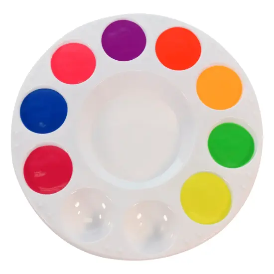 Sax Liquid Washable Watercolor Paint, 8 Ounces, Assorted Fluorescent Colors, Set of 8 {3}