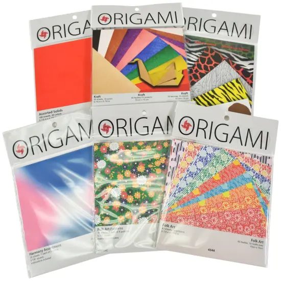 Sax Origami Paper School Pack, Assorted Patterns and Colors, 265 Sheets {1}