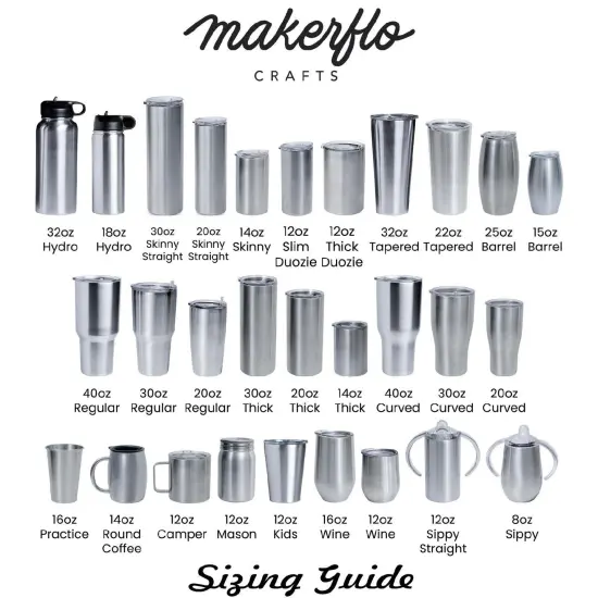 Makerflo 12 oz Stainless Steel Kids Tumbler with Clear Splash Proof Lid, Craft-Ready for DIY Gifts & Personalization (Epoxy, UV DTF, Vinyl, and Laser Engraving) {12}