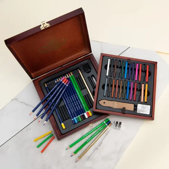 RSET-DRAW1600 | Essentials&trade; 49pc Drawing Travel Art Set {6}