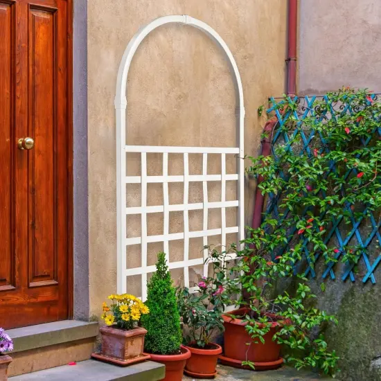 Vinyl Garden Trellis Plant Support 42"x75" {4}