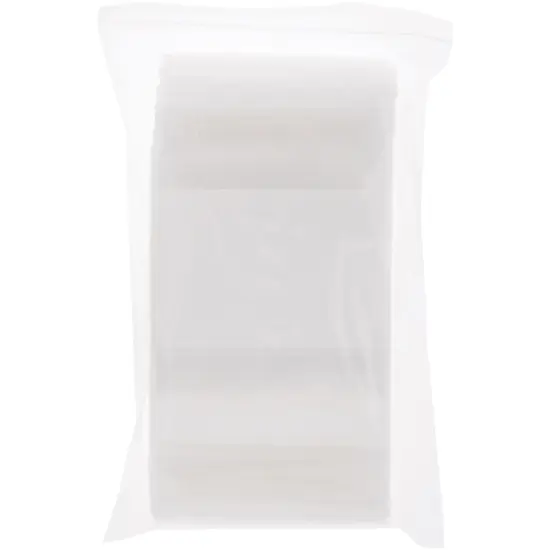 Plymor 6" x 8" (Pack of 100), 6 Mil Industrial Duty White-Block Zipper Reclosable Plastic Bags {4}