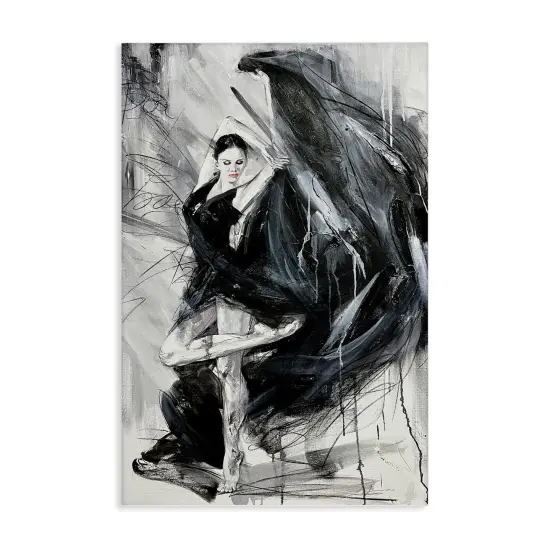 Stupell Industries Elegant Dancer Abstract Canvas Design by Lucille Lee {1}