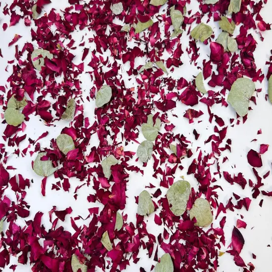 Natural Dried Flower Petals Party Confetti, 12 Packs Real Rose Petals for Wedding, Party Decoration {2}