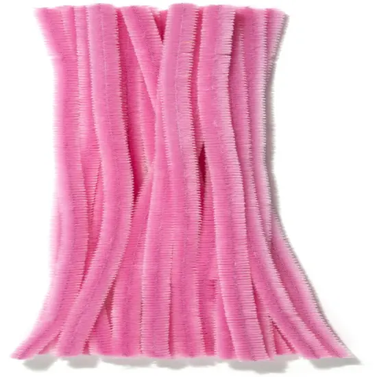 CousinDIY Chenille Stems 6mmx12" 25/Pkg-Pink {3}