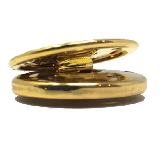 Brass Metal Snaps Sew On 6 Hole 1 1/4" Wide {5}