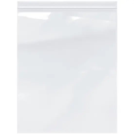 Plymor 12" x 15", 6 Mil Industrial Duty Zipper Reclosable Plastic Bags {1}