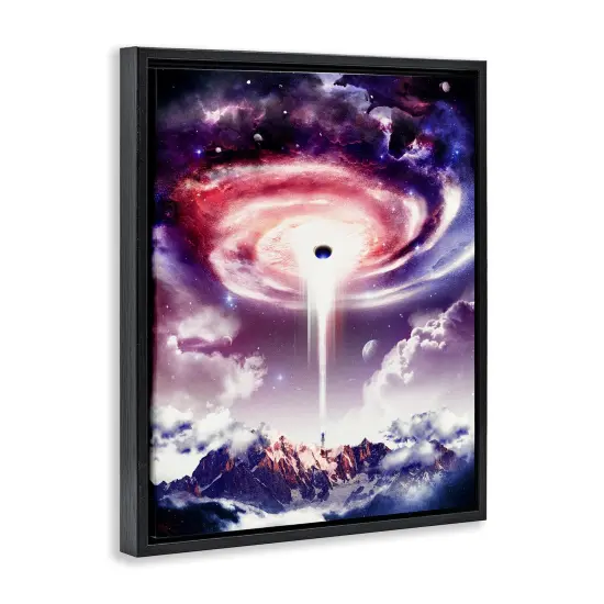Stupell Industries Surreal Space Nebula Rays Floating Frame Design by Barrett Biggers {3}