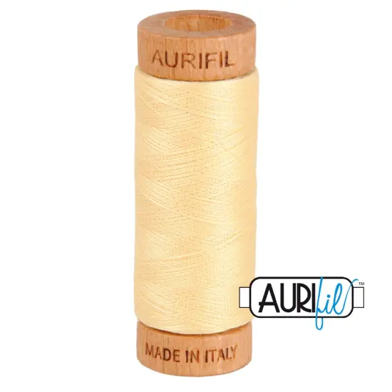 Champagne (2105) | 80wt Small Spool (274M / 300Y) | Aurifil Thread {1}
