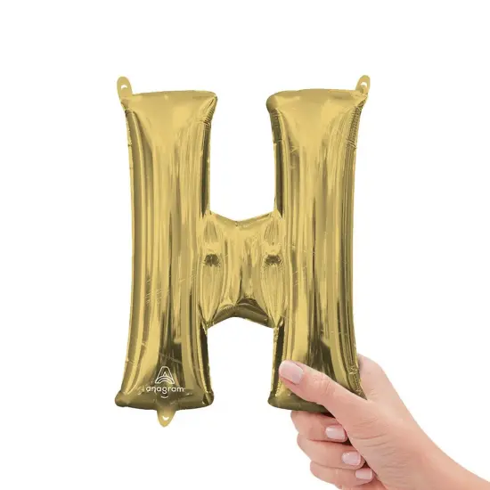 Anagram&reg; 16 Inch Letter H White Gold Air Fill Only {1}