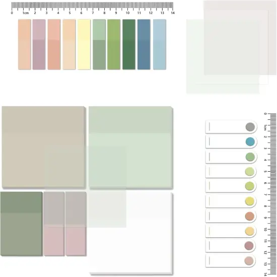 700 Sheets Transparent Sticky Notes, Clear Waterproof See Through Memo Pad, Self-Adhesive Translucent Writable Index Tabs for Annotating Books, Office & School Study Supplies {5}