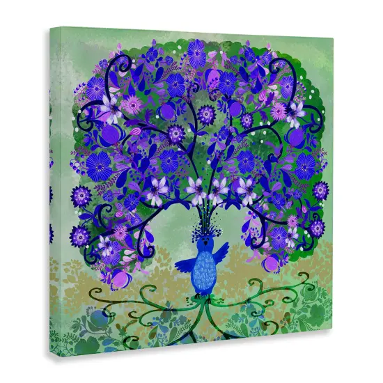 Stupell Industries Tree Blooming From Bird Canvas Design by Kay Widdowson {3}