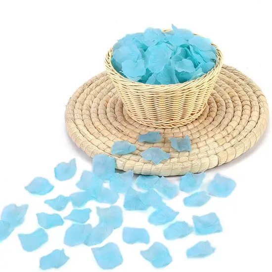2000 PCS Silk Turquoise Rose Petals Artificial Flower Petals Wedding Party Flower Decoration {1}