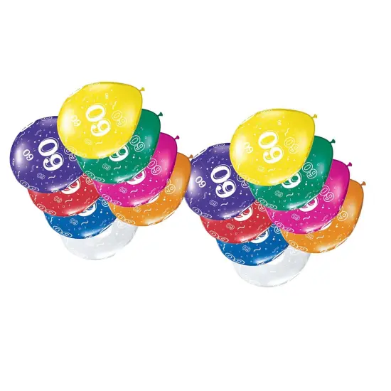 60 A Round Jewel Assortment Latex Balloons 11" Birthday Anniversary Party Balloons {4}