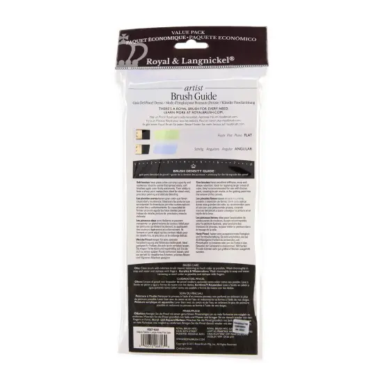 RSET-9351 | 3pc Black Taklon Flat Large Area Brush Set {6}