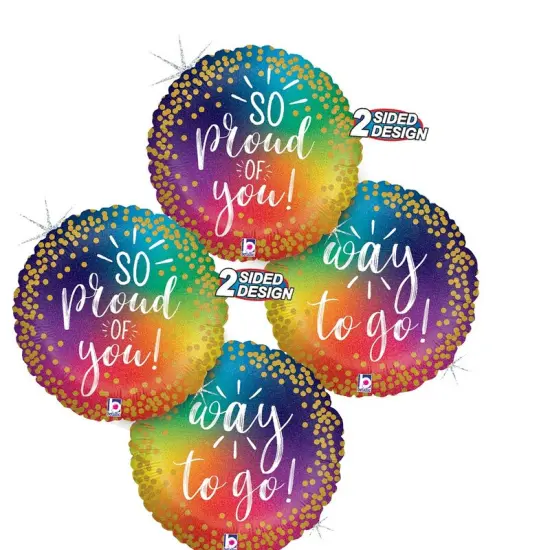 Betallic&reg; 18 Inch So Proud Rainbow Balloon {5}
