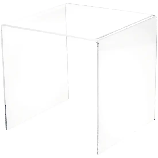 Plymor Clear Acrylic Square Display Riser, 7" H x 7" W x 7" D (1/8" thick) {2}