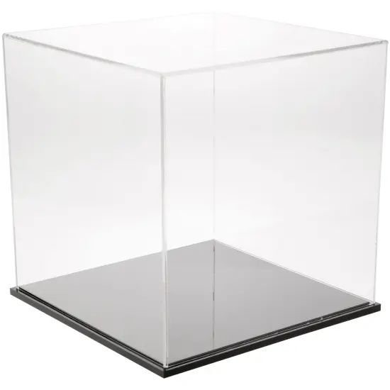 Plymor Clear Acrylic Display Case, 13" x 13" x 13" Clear Base {2}
