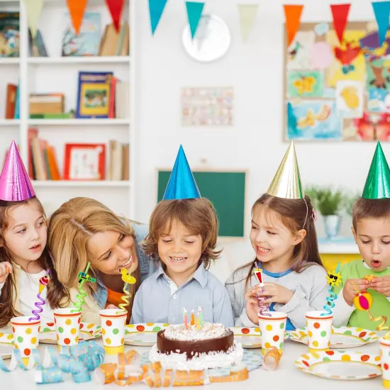 24PCS Beach Drinking Straws Reusable for Kids Pool Theme Birthday Party Favors Supplies Decorations {5}