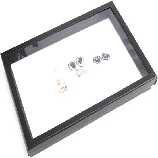 Jewelry Rings Display Tray Velvet Jewelry Storage {2}