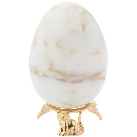 Bard's Gold-toned Egg Stand/Holder, Cats, 0.875" diameter (Fits Hen Sized Eggs) {4}
