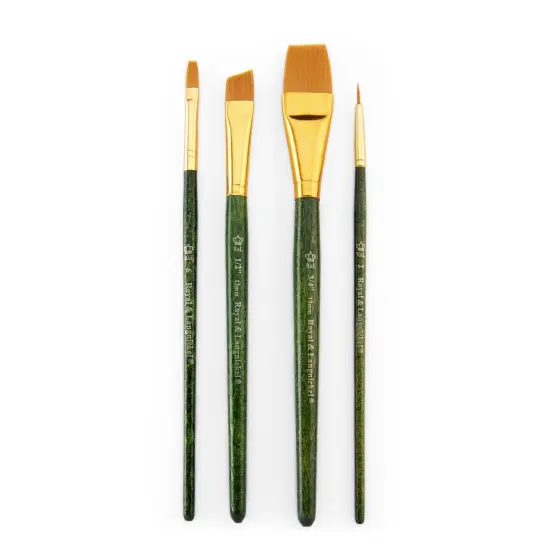 RSET-9144 | 4pc Golden Taklon Variety Brush Set {2}