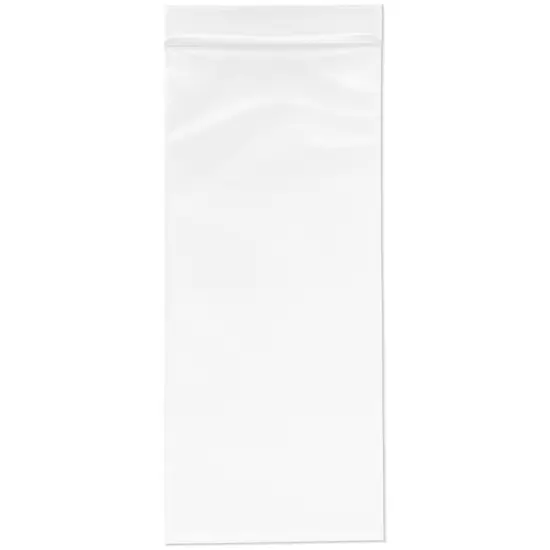 Plymor 4" x 9", 4 Mil Heavy Duty Zipper Reclosable Plastic Bags {1}