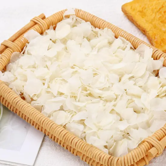 Dried Real Hydrangea Petals, Natural Preserved Dry Flower Petal for Wedding Party Dinner Table Decor, Romantic Night for Her, Engagement, Bridal Shower, Valentines Day, Confetti {1}