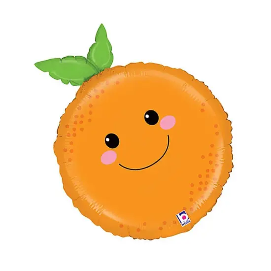 Betallic&reg; 26 Inch Produce Pals Orange Balloon {4}